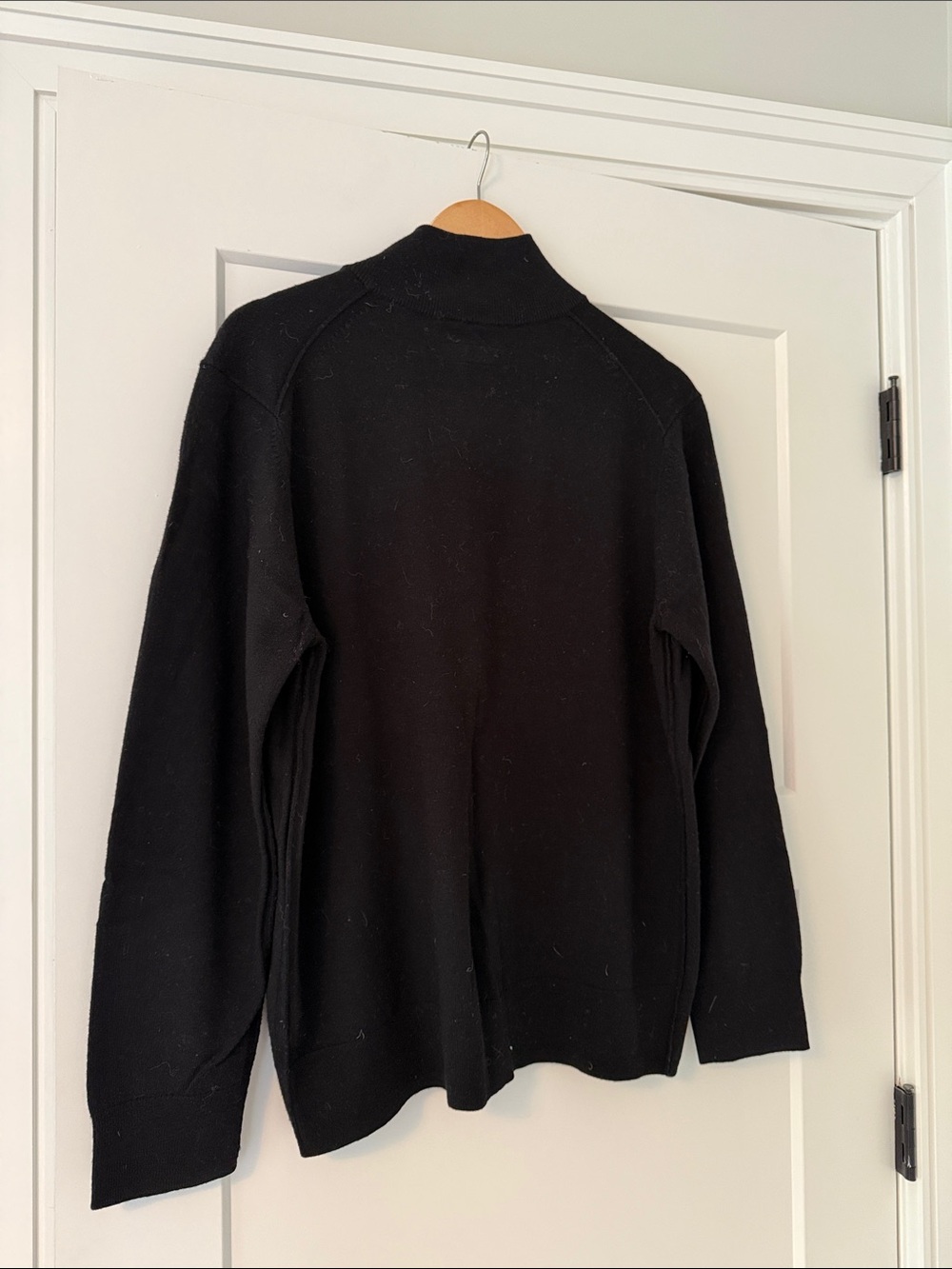 All Saints Black Half-Zip Sweater - Picture 5 of 10